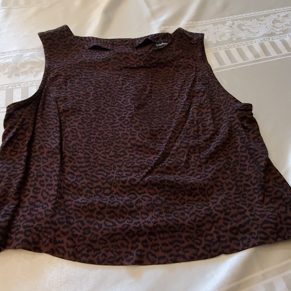 Katherine Stone Tank Brown Leopard S P.